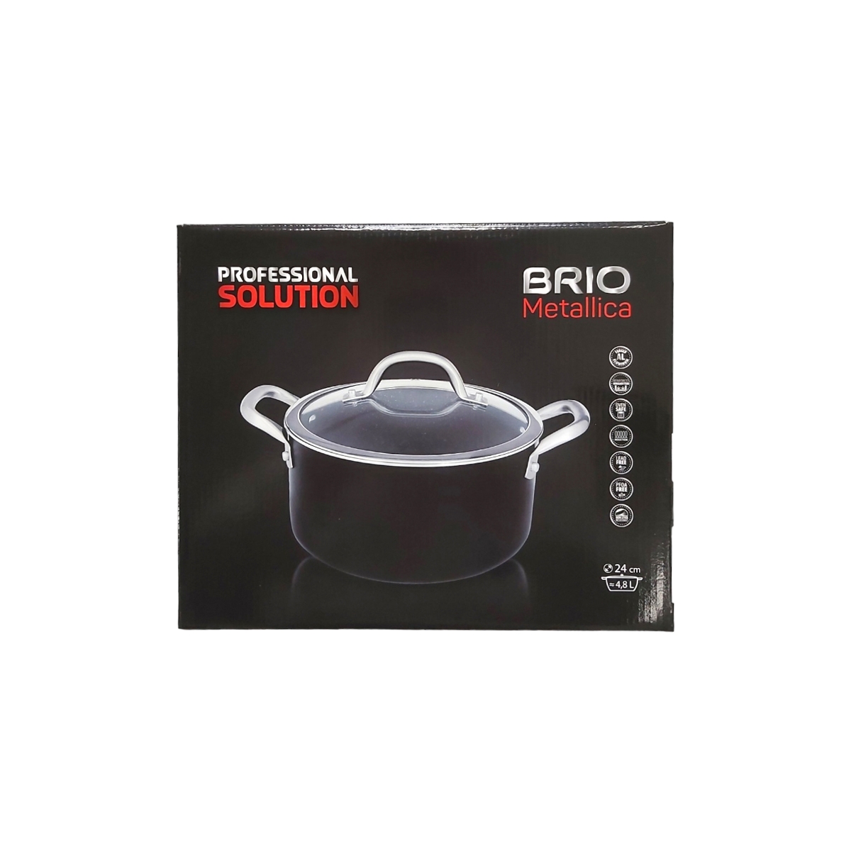 BRIO METALLICA OALA CU CAPAC 24CM 104818