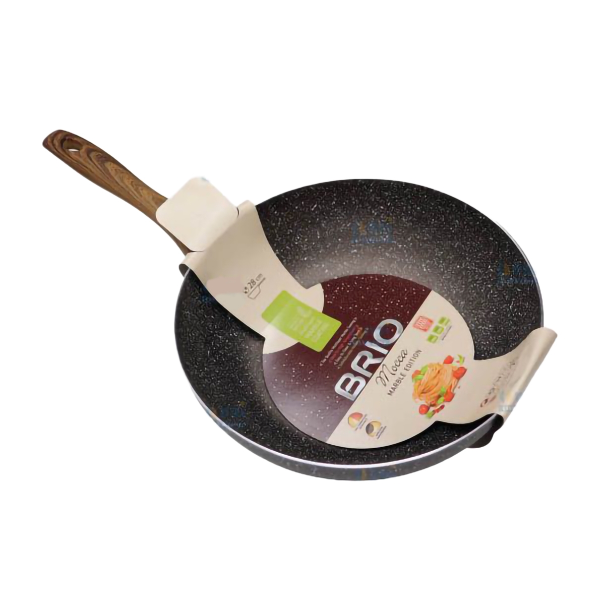 BRIO MOCCA MARBLE TIGAIE STANTATA WOK 28 CM 102894
