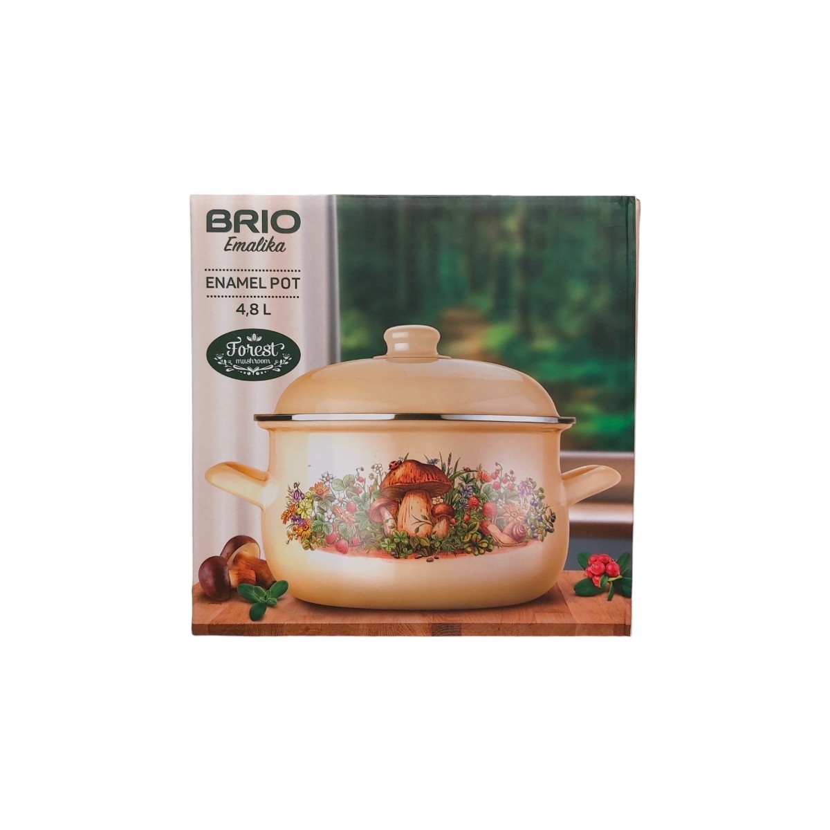 BRIO OALA EMAILATA BOMBATA CU CAPAC DIVERSE DECORURI 4.8L 104617/104626