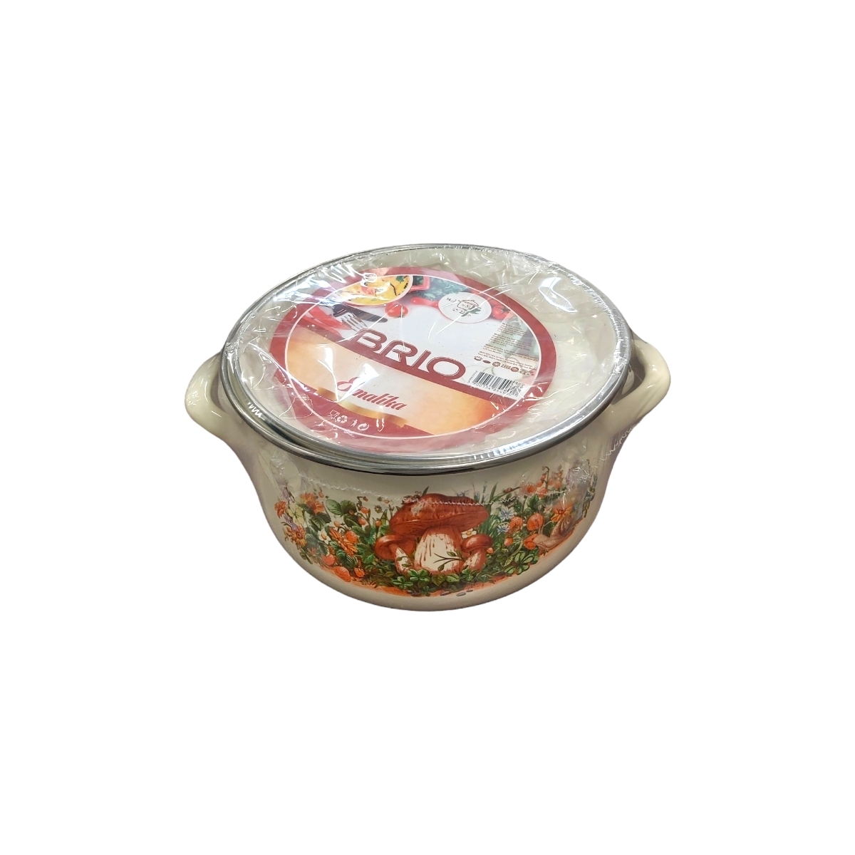 BRIO OALA EMAILATA CU CAPAC 5L CREM 22X14CM 205397