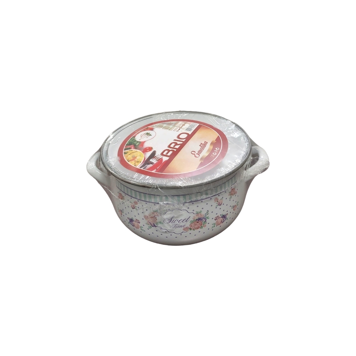 BRIO OALA EMAILATA CU CAPAC DIF DECORURI 5L 22X14CM 205209/205235/205205/205213