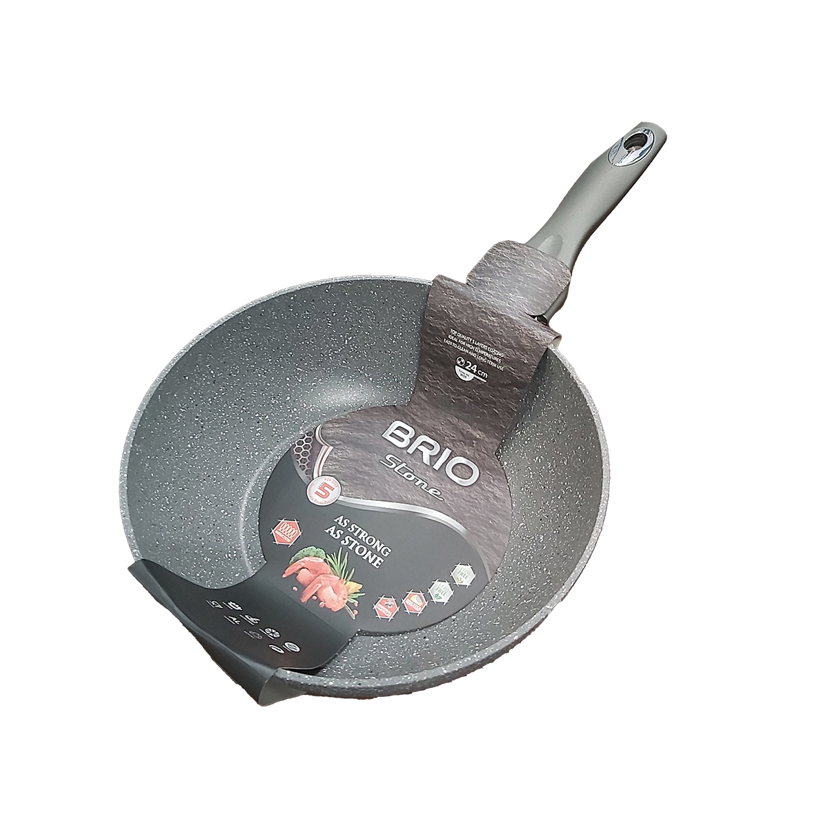 BRIO STONE TIGAIE WOK 24CM 104885