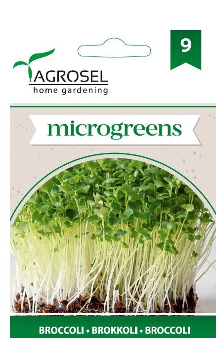 Seminte Broccoli microgreens, 7 g, Agrosel