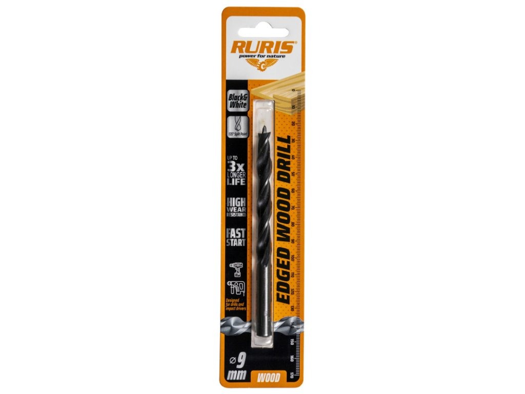 Burghiu Ruris Lemn 9 mm