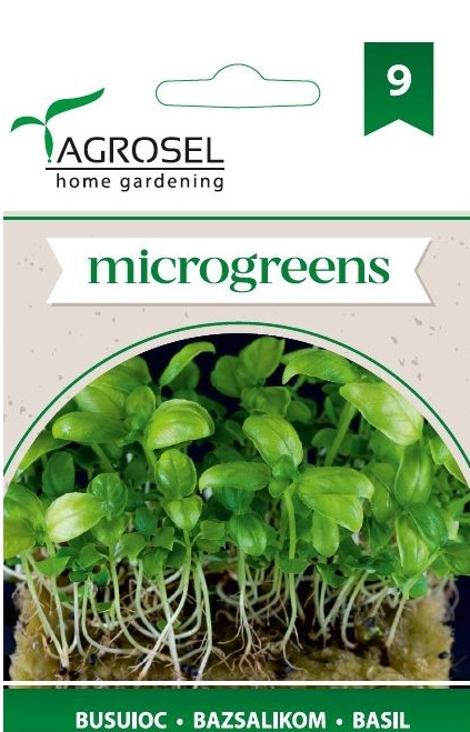 Seminte Busuioc microgreens, 4 g, Agrosel