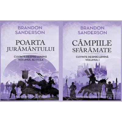 Pachet format din 2 titluri Campiile Sfaramate, Poarta juramantului din seria Cuvinte despre Lumina - Brandon Sanderson
