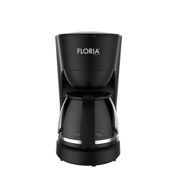 Filtru pentru cafea, putere 600W, capacitate vas 1.2l, oprire automata negru, Floria
