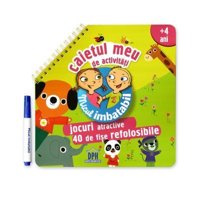 Caietul meu de activitati. Fise refolosibile si jocuri atractive pentru 4 ani. Sunt imbatabil