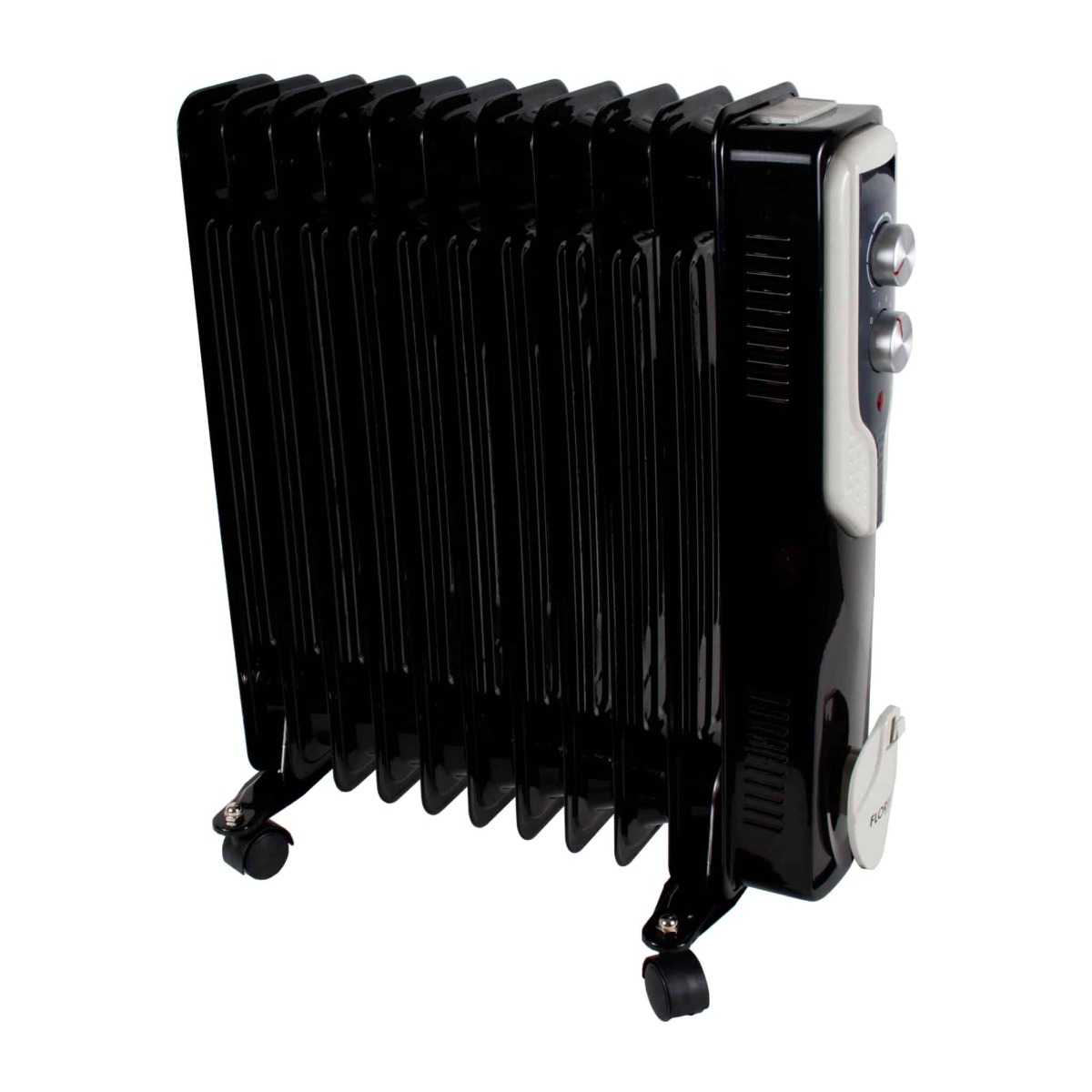 Calorifer electric, 2500 W, 11 elementi, Negru, Floria