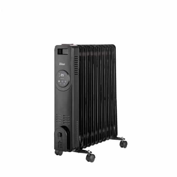 Calorifer electric cu 11 elementi, putere 2500W, termostat reglabil, Zilan
