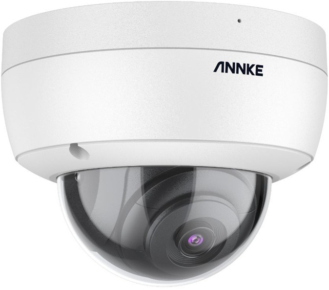 Camera performanta de supraveghere video ANNKE I51DN, PoE, tip Dome, interior/exterior, 5MP, Ultra HD/2k+, vedere nocturna IR, audio, rezistenta la intemperii