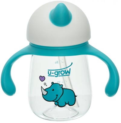 Cana cu pai din tritan 260 ml UNC03-SIP260, U-Grow