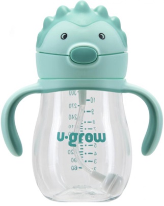 Cana cu pai si manere, tritan 330 ml, U-Grow