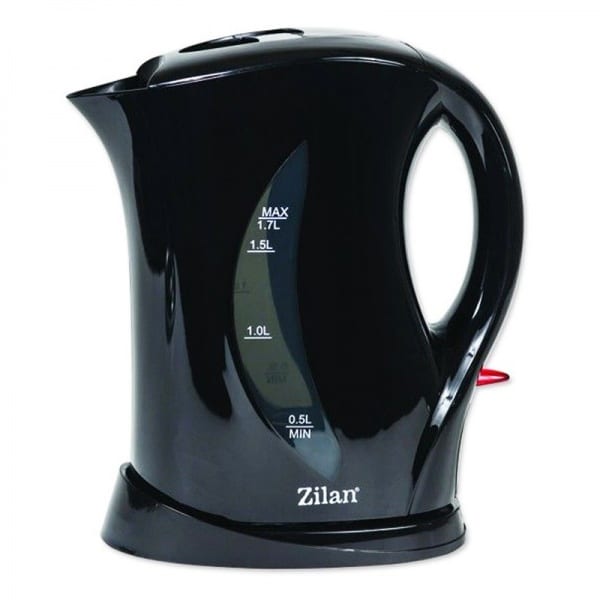 Cana electrica, capacitate 1.7L, putere 2200W, negru, Zilan