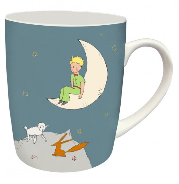 Cana Le Petit Prince Lune 340 ml Ceramica Albastru Kiub