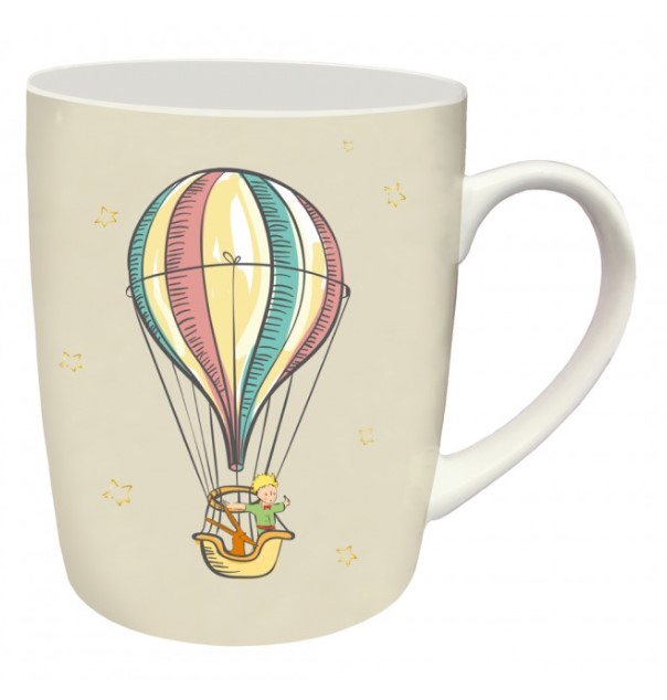 Cana Le Petit Prince Montgolfiere 340 ml Ceramica Crem Kiub