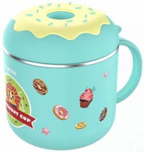 Cana termos cu capac, blue, 300 ml ,U-Grow