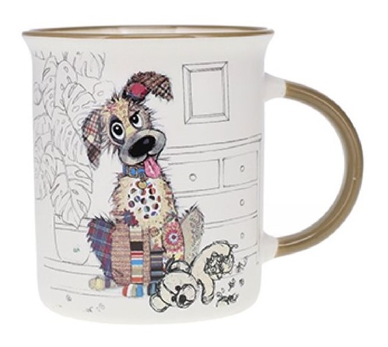 Cana Timbale droit Kook Chien 320 ml Portelan Alb Kiub