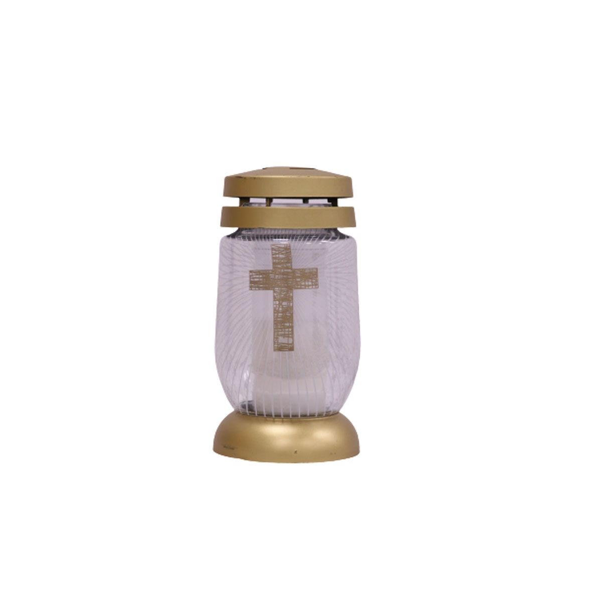 CANDELA BOLSIUS DIN STICLA CRUCE BO 3L-CR
