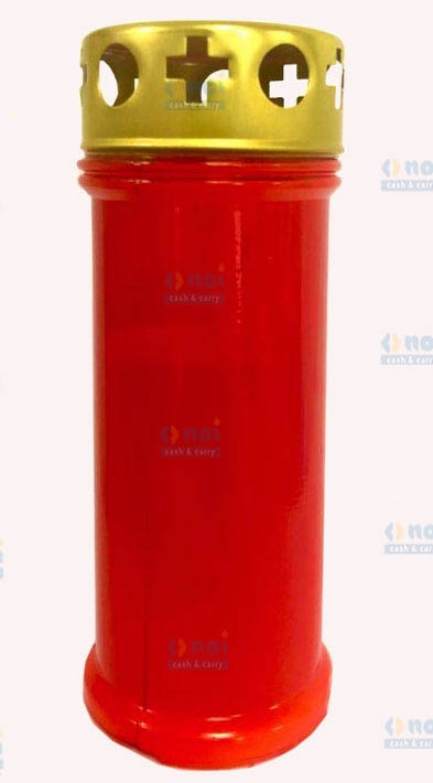CANDELA CU CAPAC V1-180 ROSU