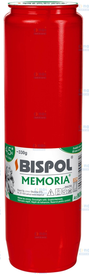 CANDELA REZERVA BISPOL CU ULEI WO 6 ROSU