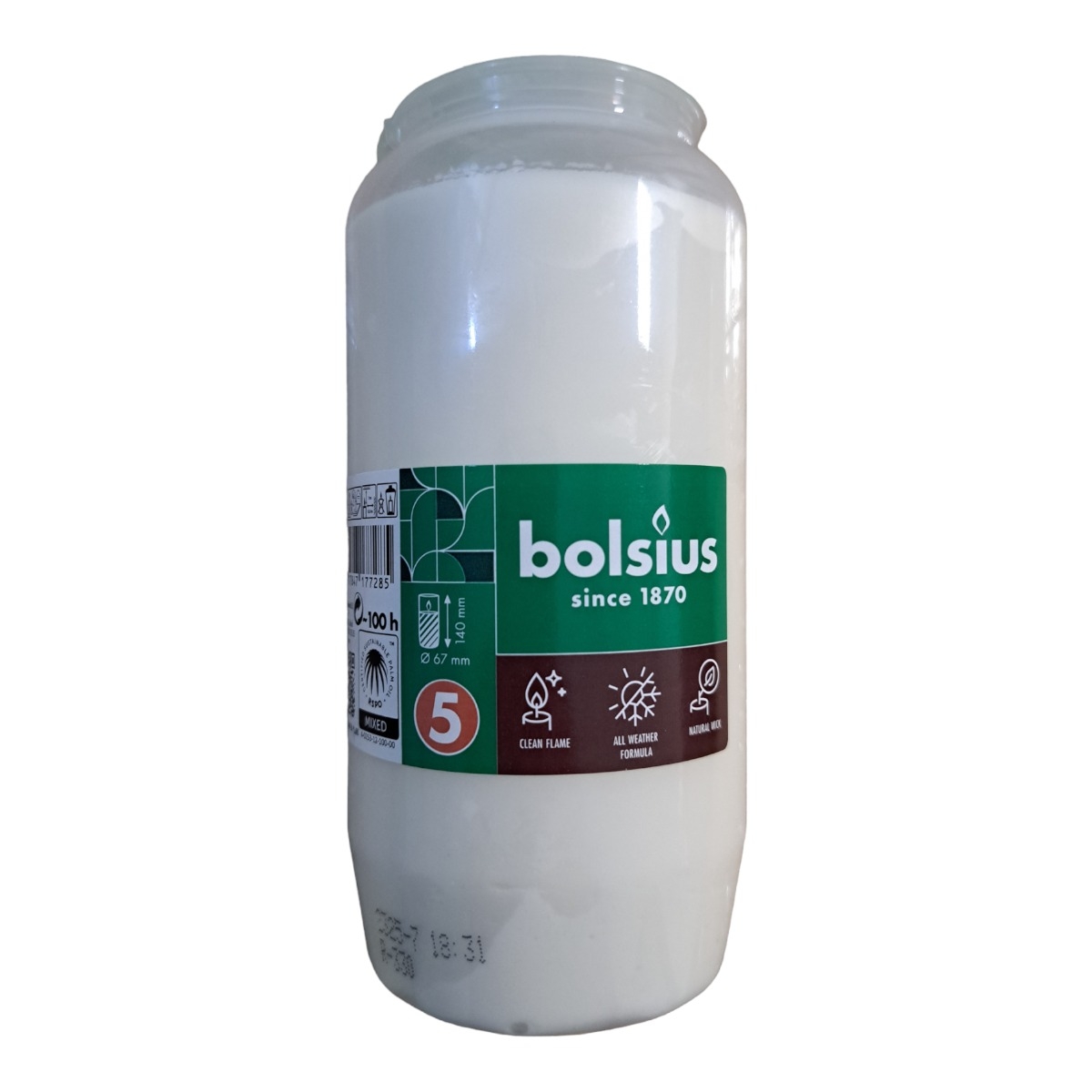 CANDELA REZERVA BOLSIUS BO-RC5-A NR7 ALB
