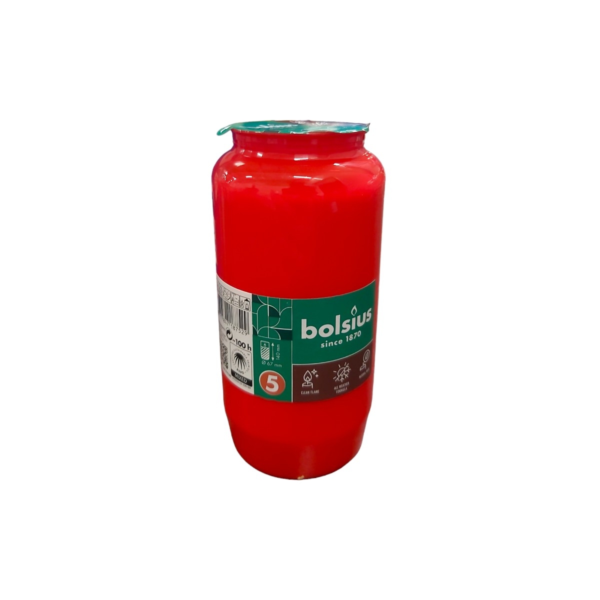 CANDELA REZERVA BOLSIUS ROSU BO-RC5-LCA-R NR7 ROSU