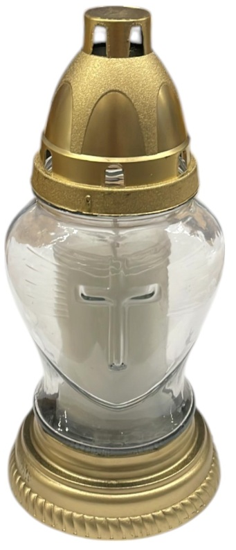 CANDELA STICLA ALB 250G A (Z001)