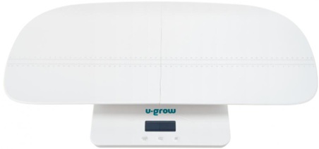 Cantar digital corporal 2in1 pentru bebe si mama, U-Grow, Display LED, blueetoth, Auto off, Functie Tara, 100kg, Alb