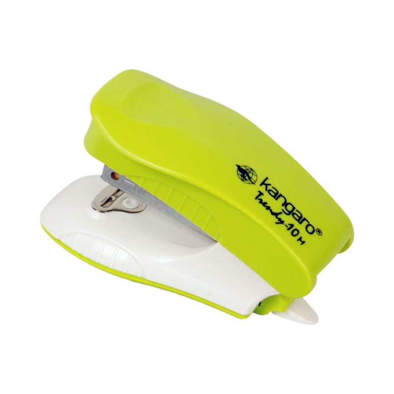 Capsator Kangaro Trendy10M, nr.10, 10 coli, 26mm, plastic, verde