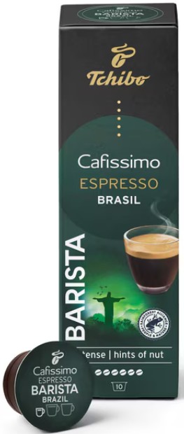 Capsule cafea, 10 buc, Tchibo - Cafissimo Barista Caffe Crema Brasil