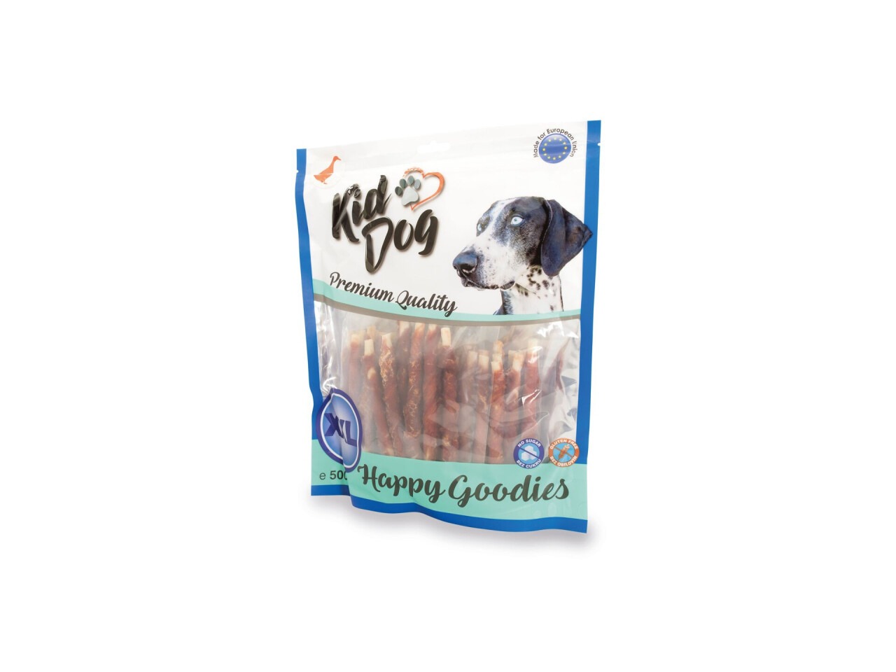 KidDog Recompense Pentru Caini, Rulouri Cu Rata, 500 g, A04623
