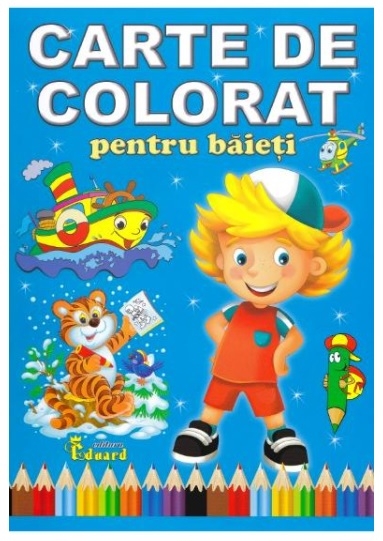 Carte de colorat pentru baieti