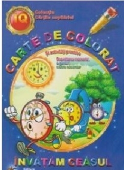 Carte de colorat si activitati practice - Invatam ceasul