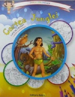 Cartea junglei: carte de colorat + poveste. Carla coloreaza