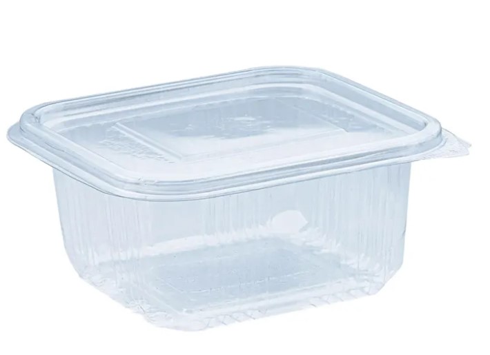 CASEROLA TRANSPARENTA CU CAPAC 500GR 100 BUC/SET