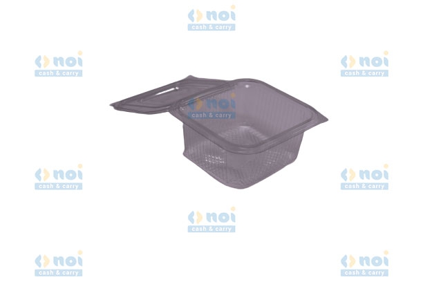 CASEROLA TRANSPARENTA CU CAPAC 500GR 100 BUC/SET