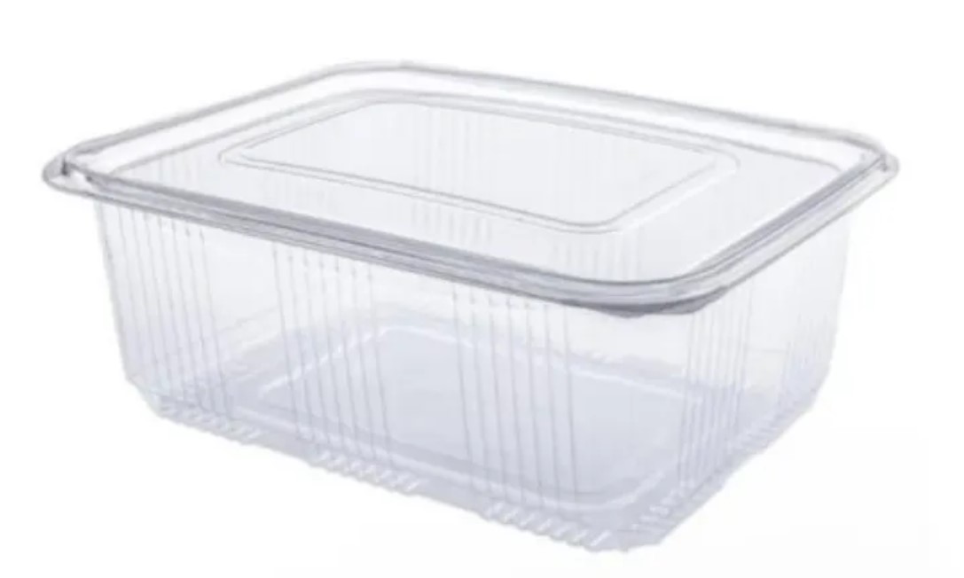 CASEROLA TRANSPARENTA CU CAPAC 2000G 100BUC/SET
