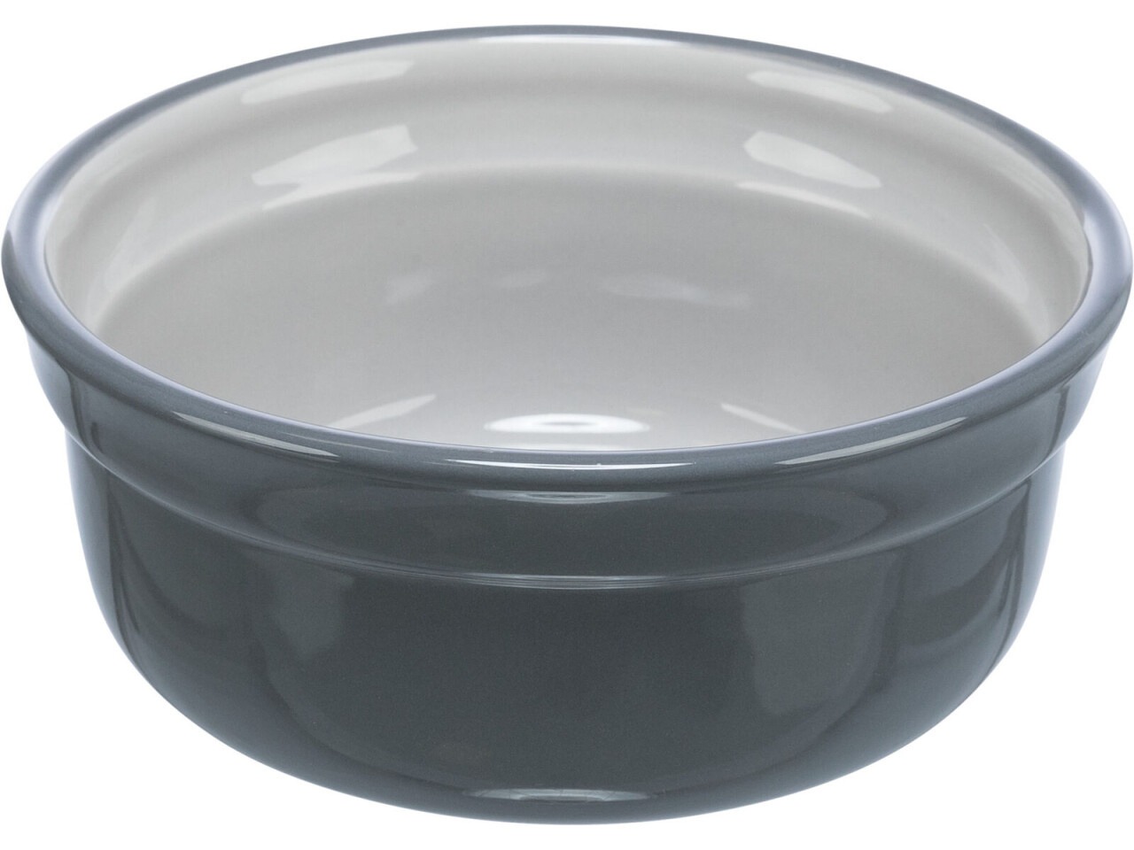 Trixie Castron Ceramic, 0.25 l/13 cm, Gri/Gri Deschis, 24410
