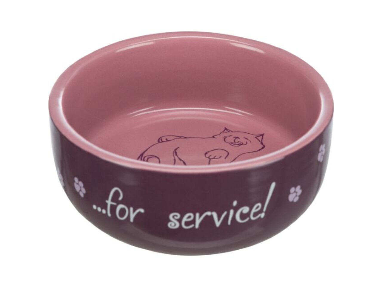 Trixie Castron Ceramic Pentru Pisici, 0.3 l/11 cm, Diverse Culori, 24793