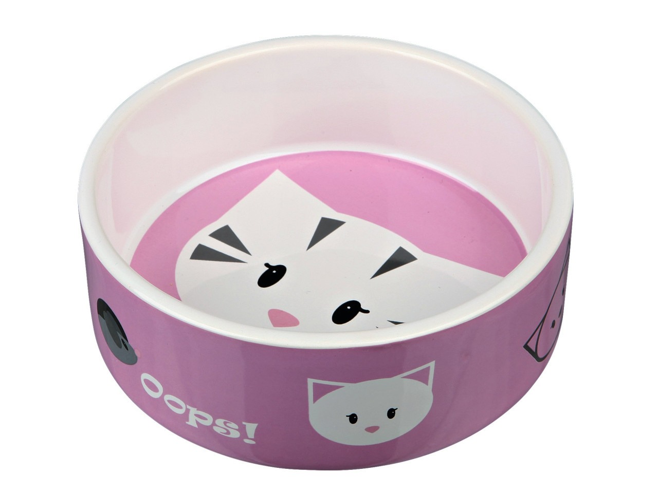 Trixie Castron Ceramic Mimi, Pentru Pisici, 0.3 l/12 cm, Diverse Culori, 24650