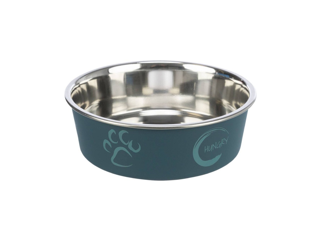 Trixie Castron Inox Cu Invelis De Plastic, 0.4 l/14 cm, Diverse Culori, 25242