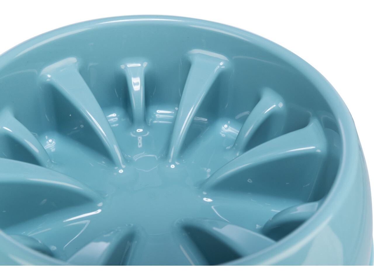 Trixie Castron Plastic Hranire Lenta, 0.8 l/20 cm, Diverse Culori, 25027