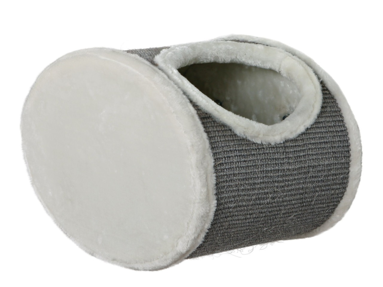 Trixie Casuta Pe Perete 48x29x28 cu Sisal Gri cu Alb 49921