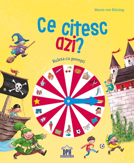 Ce citesc azi? Ruleta cu povesti. Carte cu roata - Maren von Klitzing. Ilustratii de Barbara Korthues