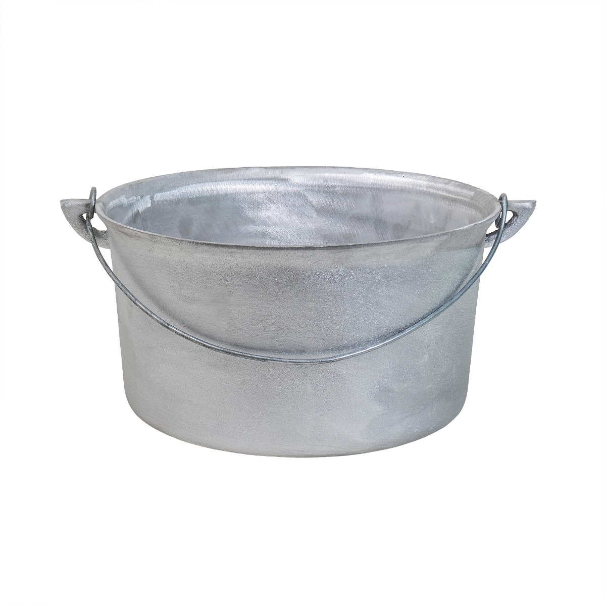 Ceaun tuci aluminiu alimentar, capacitate 10L, fund drept, Z-tools