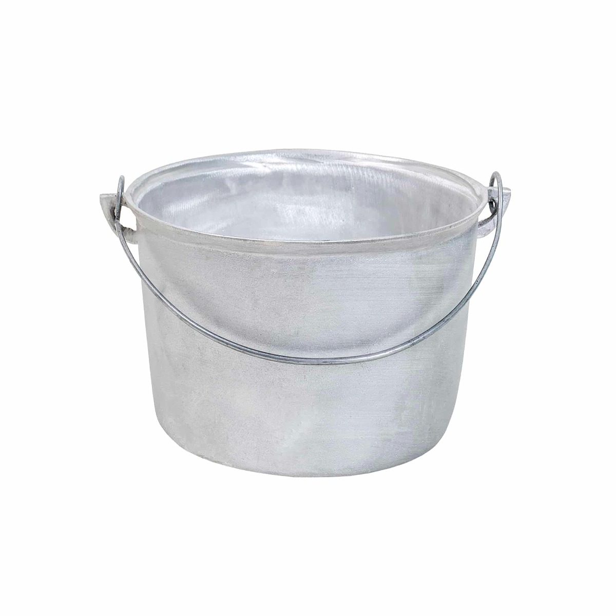 Ceaun tuci aluminiu alimentar, 5L, fund drept inalt, Z-tools