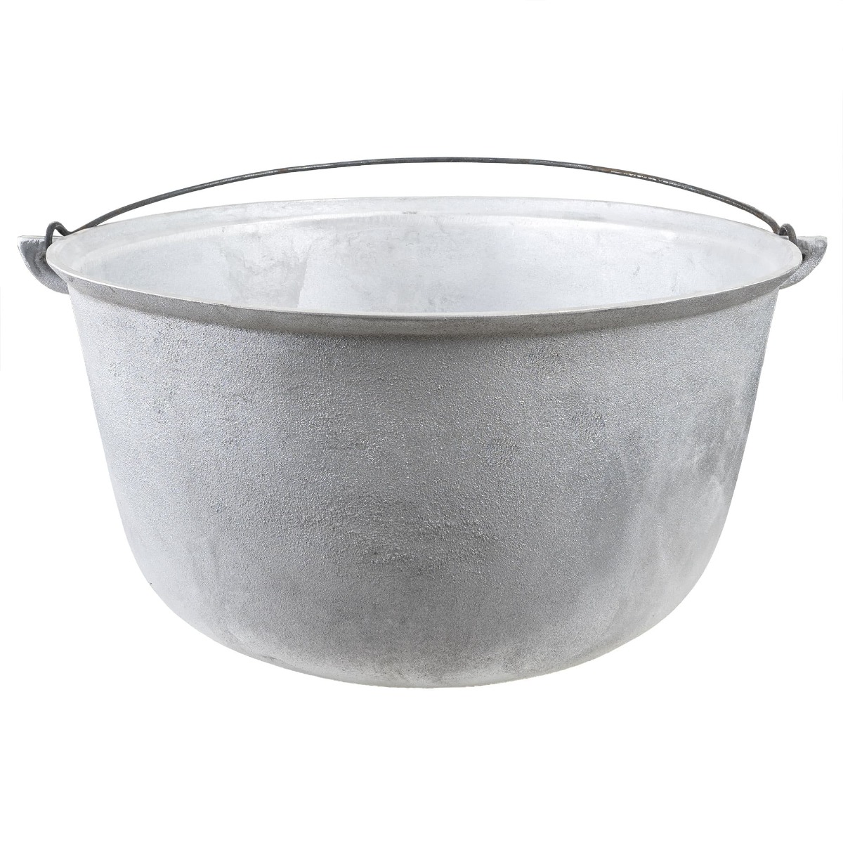 Ceaun tuci aluminiu alimentar, capacitate 50L, fund rotund, Zilan