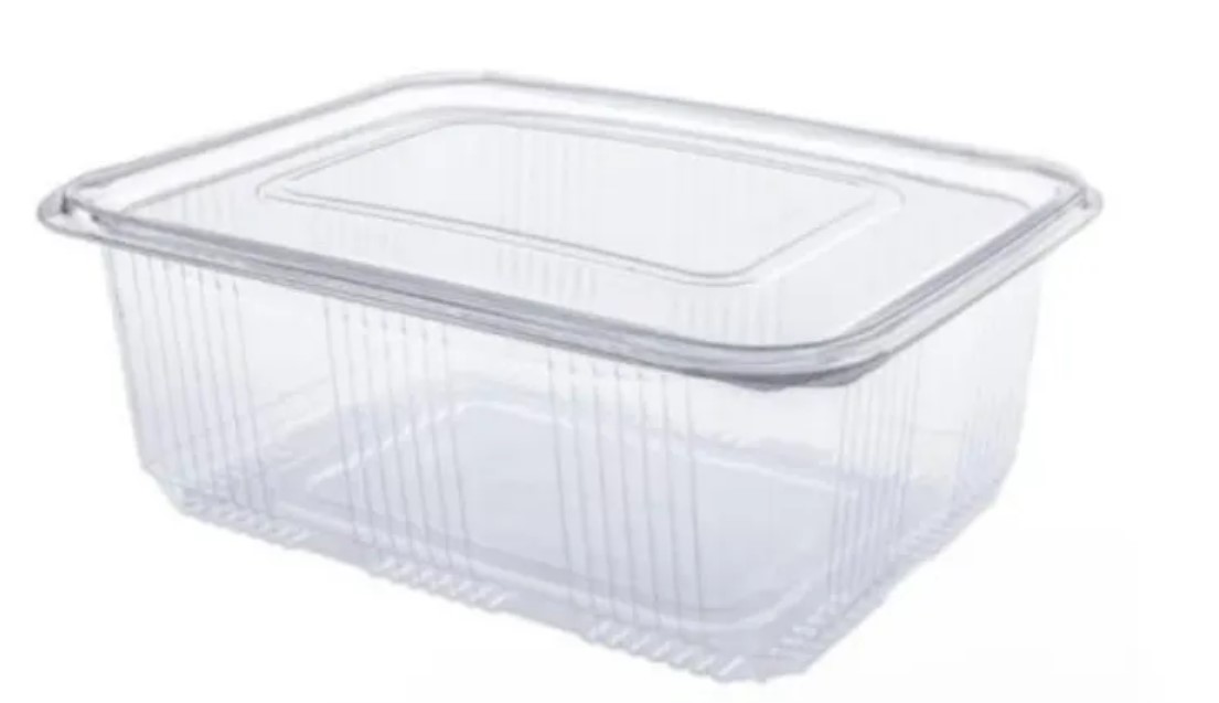 CASEROLA TRANSPARENTA CU CAPAC 1250G 100BUC/SET