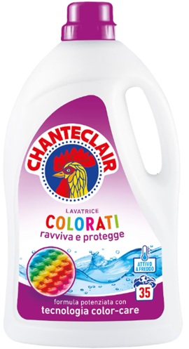 Detergent lichid de rufe colorate, 1.575 L, 35 spalari, Chante Clair